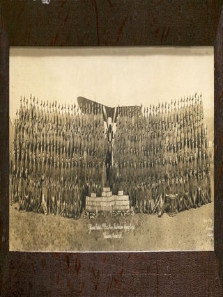 Item #128889 A panoramic photograph of 'Officers, Cadets, N.C.Os. & Men, Australian Flying Corps,...