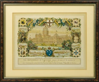 Item #128960 The Government of Victoria requests the honor of the presence of [Mr & Mrs A....
