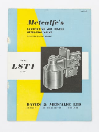 A collection of catalogues and ephemera relating to locomotive air brakes manufactured by Davies & Metcalfe Ltd.
