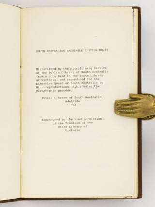 A Sketch of Three Colonial Acts, suggested for Adoption in the New Province of South Australia