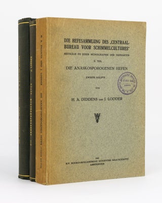 Item #129382 Die Hefesammlung des 'Centraal-Bureau voor Schimmelcultures' Beiträge zu einer...