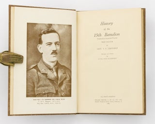 History of the 15th Battalion, Australian Imperial Forces, War 1914-1918... Revised and edited by Lieutenant-Colonel Paul Goldenstedt