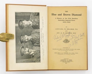The Blue and Brown Diamond. A History of the 27th Battalion, Australian Imperial Force, 1915-1919
