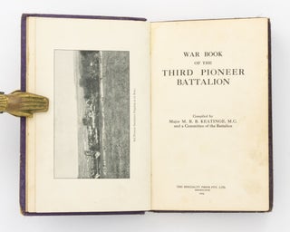 War Book of the Third Pioneer Battalion