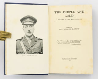 The Purple and Gold. A History of the 30th Battalion