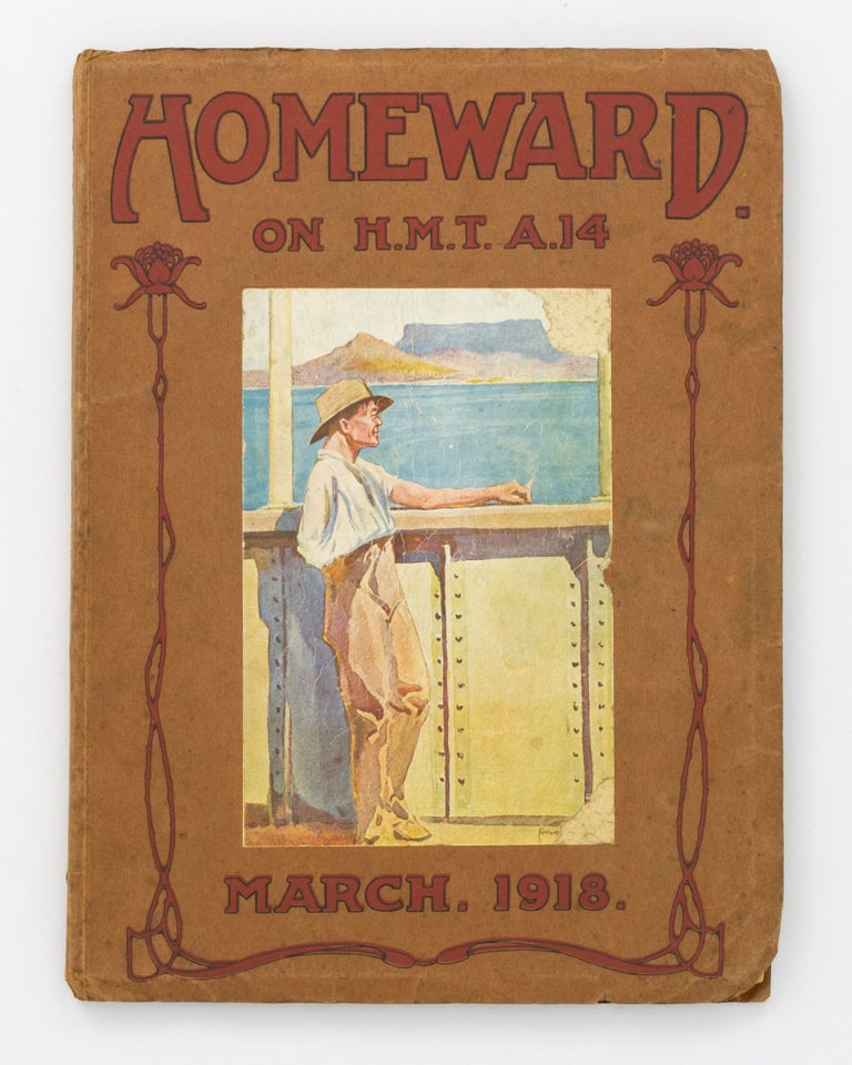 Item #129550 Homeward on HMT [sic] A14. March, 1918. HMAT 'Euripides'.