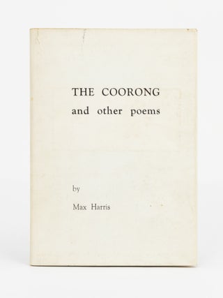 Item #129589 The Coorong and Other Poems. Max HARRIS