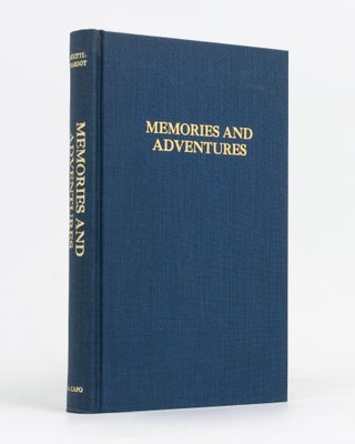 Item #129599 Memories and Adventures. Louise HÉRITTE-VIARDOT