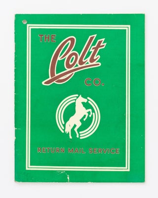 Item #129641 The Colt Co. Return Mail Service [cover title]. Trade Catalogue