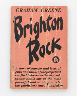 Item #129642 Brighton Rock. An Entertainment. Graham GREENE