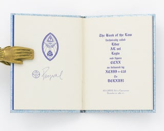 The Book of the Law (technically called Liber AL vel Legis ....)