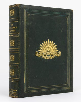 Item #129984 The All-Australia Memorial (Victorian Edition). A Historical Record of National...