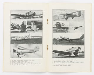An untitled pamphlet published by the Australian Broadcasting Commission for its coverage of the MacRobertson International Air Race from England to Australia in 1934, part of the Melbourne Centenary celebrations