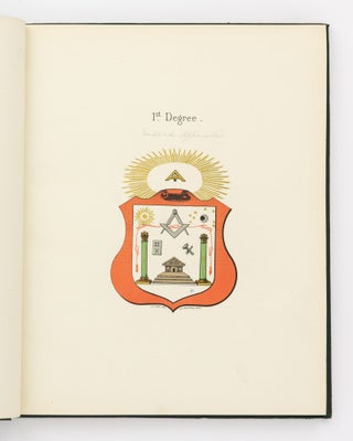 Item #130016 Ancient and Accepted Scottish Rite. Illustrations of the Emblems of the Thirty-three...