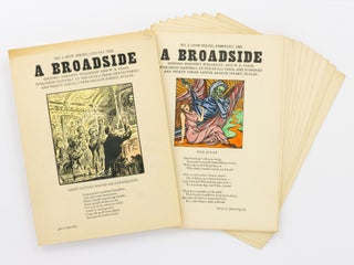 Item #130048 A Broadside. No. 1 (New Series) January 1937 [to] ... No. 12 (New Series) December...