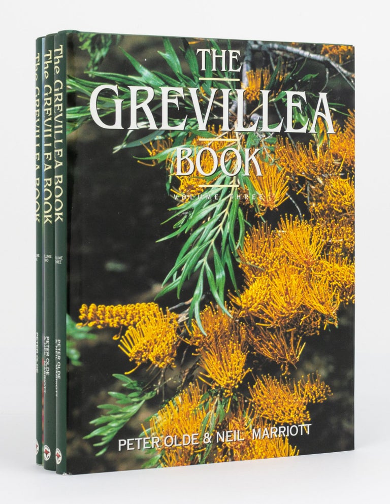 Item #130111 The Grevillea Book [in three volumes]. Peter OLDE, Neil MARRIOTT.