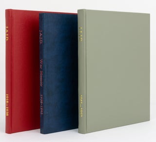 Item #130184 Three volumes of a privately published autobiography, titled on the spines 'JAJD ...