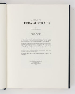 A Voyage to Terra Australis, undertaken for the Purpose of completing the Discovery of that Vast Country ... in the Years 1801, 1802, and 1803