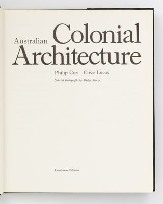 Australian Colonial Architecture