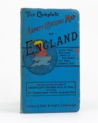 Item #130326 The 'Safety' Cycling Map of England ... A Key Map to the Cycling Roads. Harry R. G....