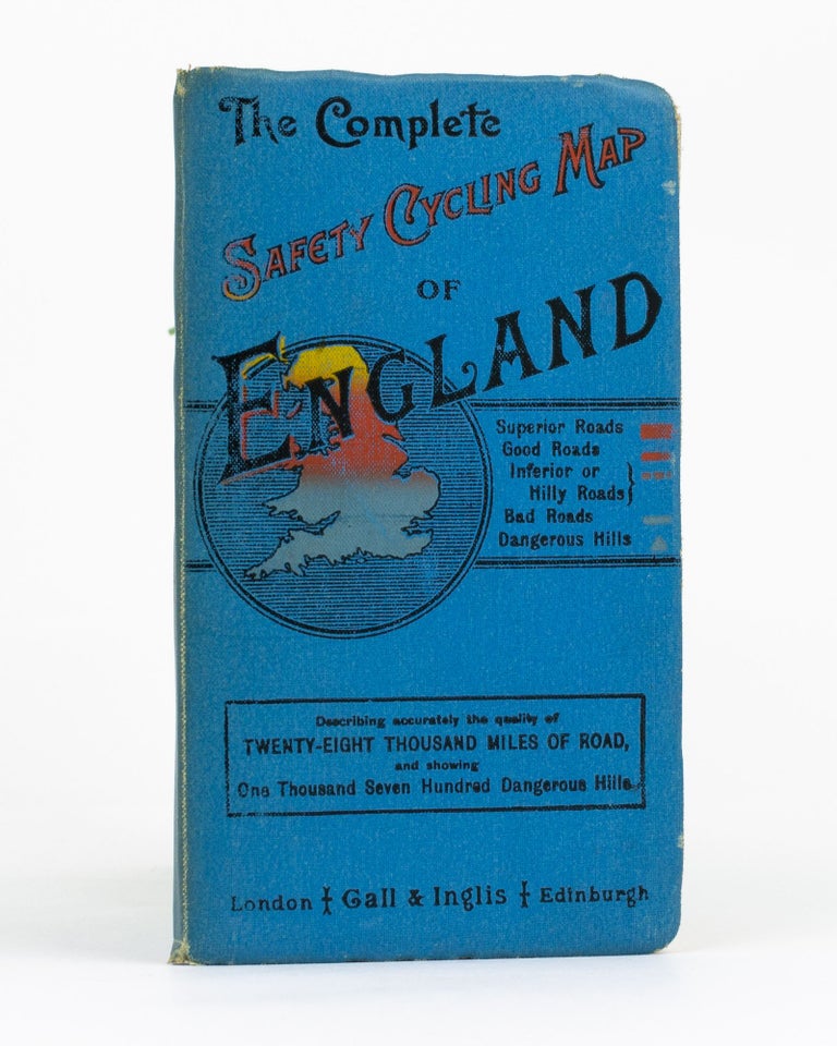 Item #130326 The 'Safety' Cycling Map of England ... A Key Map to the Cycling Roads. Harry R. G. INGLIS.