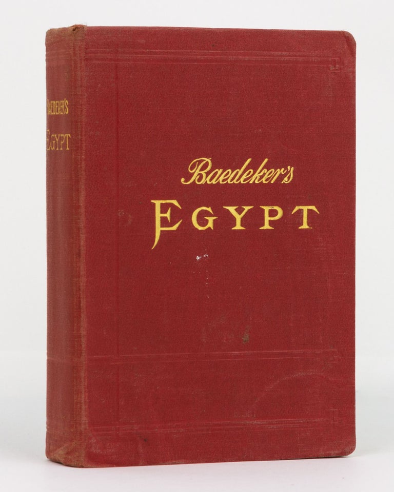 Item #130453 Egypt and the Sudan. Handbook for Travellers. Travel Guide, Karl BAEDEKER.