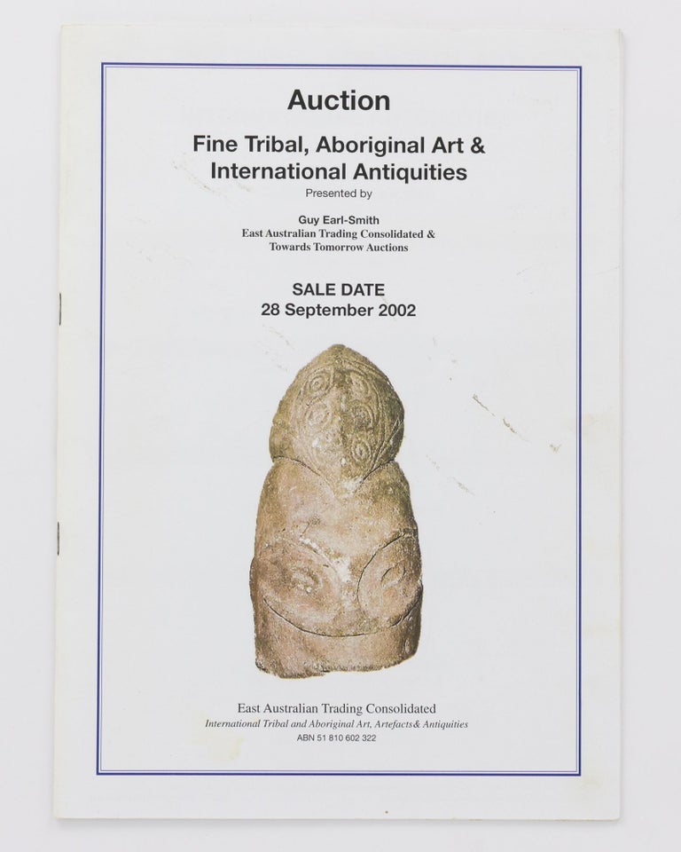 Item #130468 Auction. Fine Tribal, Aboriginal Art & International Antiquities. Guy EARL-SMITH.