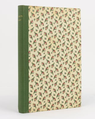 Cummy's Diary. A Diary kept by R.L. Stevenson's Nurse, Alison Cunningham, while travelling with him on the Continent during 1863. With a Preface and Notes by Robert T. Skinner