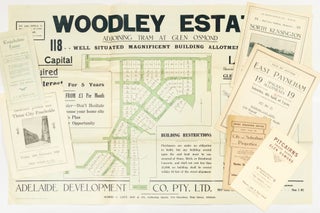 Item #130927 A collection of rare real estate ephemera relating primarily to subdivisional sales...