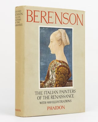 Item #130948 Homeless Paintings of the Renaissance. Edited by Hanna KIEL. Bernard BERENSON