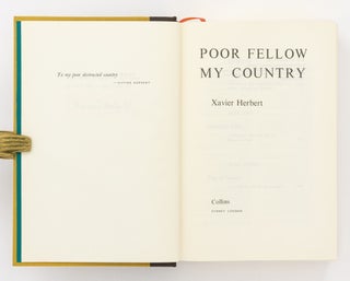 Poor Fellow My Country