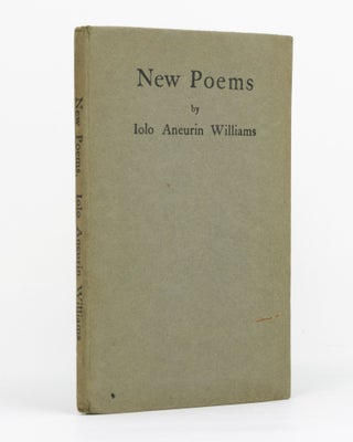 Item #130964 New Poems. Iolo Aneurin WILLIAMS