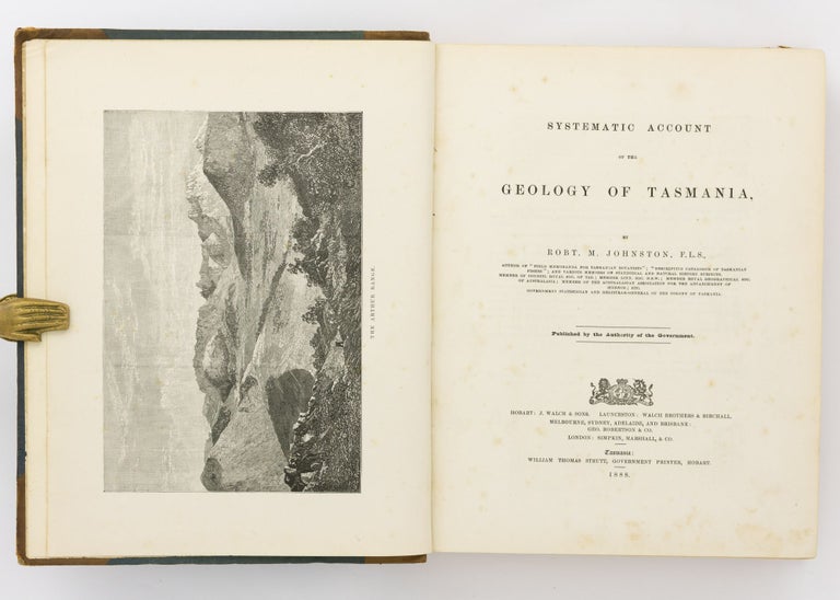 Item #130978 Systematic Account of the Geology of Tasmania. Robert M. JOHNSTON.