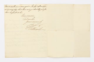 An autograph letter signed by Prince William, Duke of Clarence and St Andrews (later William IV) to Colonel Thomas Richmond Gale Braddyll