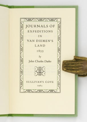 Journals of Expeditions in Van Diemen's Land, 1833