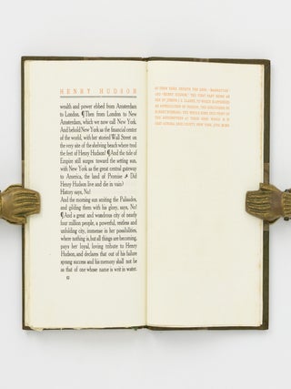 Manhattan. An Ode by Joseph I.C. Clarke [and] Henry Hudson. An Essay by Elbert Hubbard