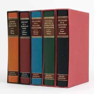 Item #131240 A group of five Folio Society classic English period autobiographical titles,...