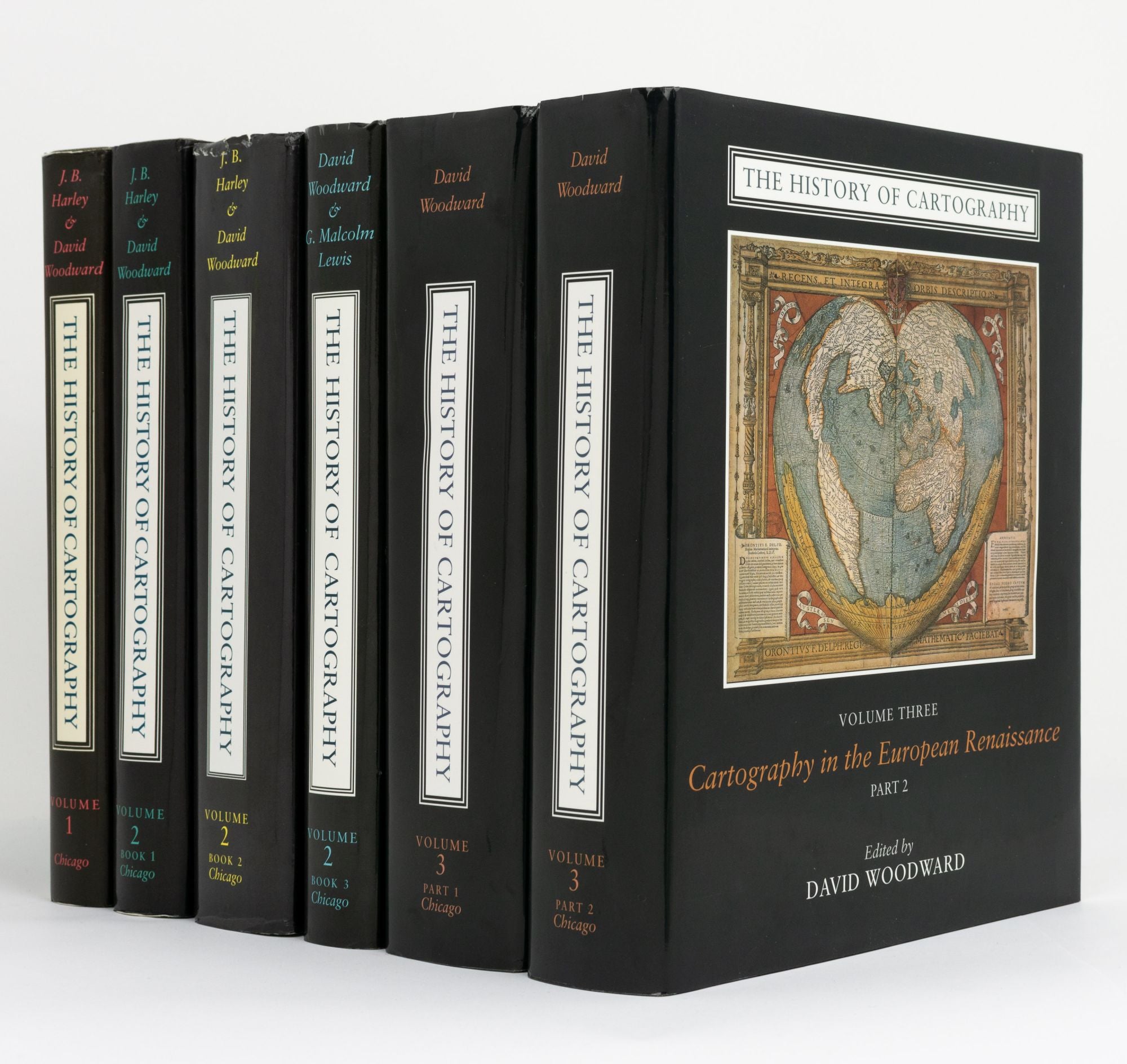 The History of Cartography the first three volumes in six books 