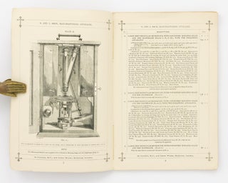 An Illustrated Catalogue of Scientific Instruments manufactured and sold by R. & J. Beck [Manufacturing Opticians] ... Part 1, Fifth Edition [cover title]