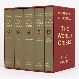 Item #131530 The World Crisis [complete in five volumes]. Winston S. CHURCHILL