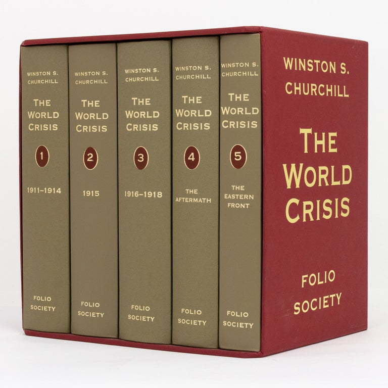 Item #131530 The World Crisis [complete in five volumes]. Winston S. CHURCHILL.