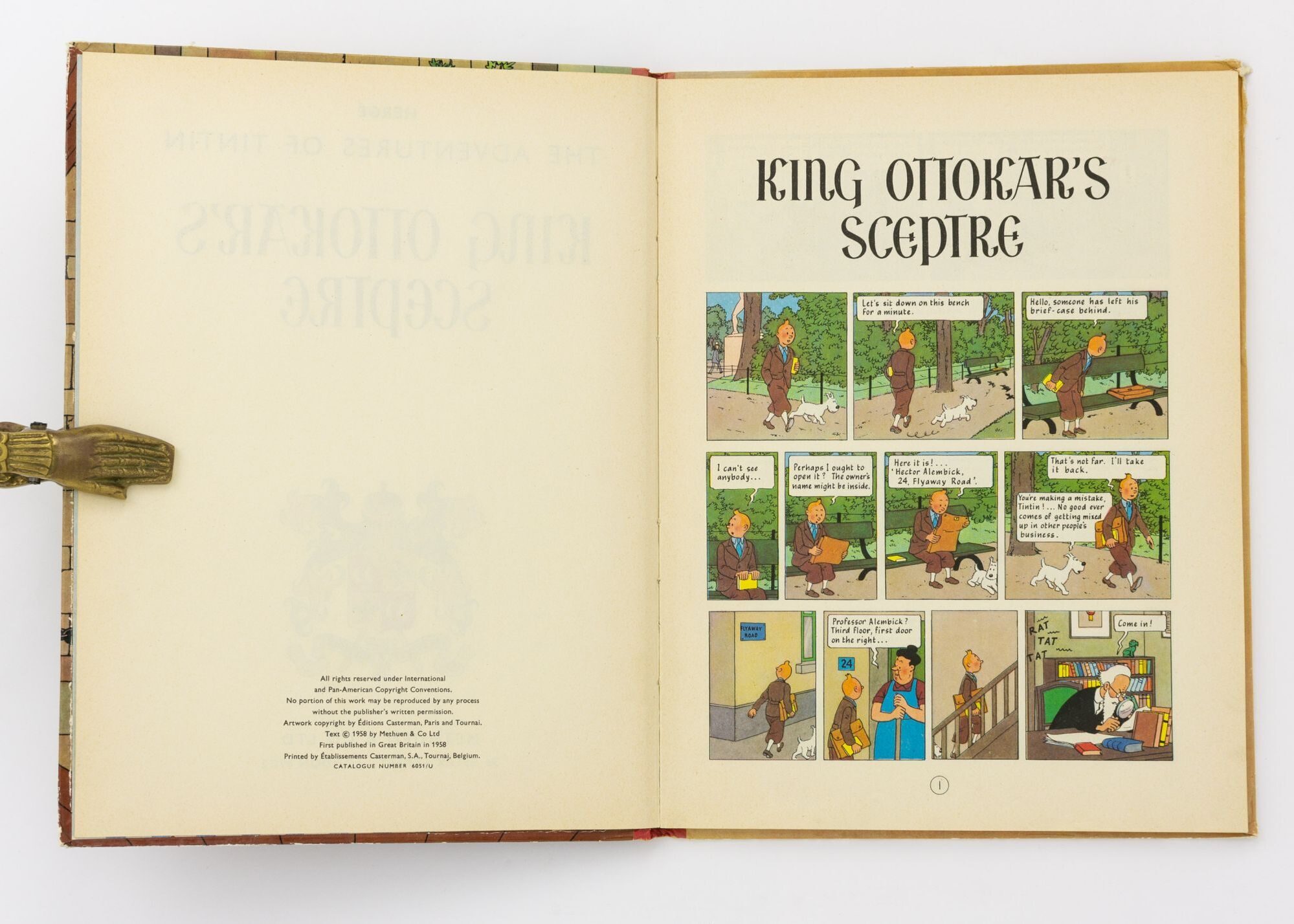 The Adventures of Tintin. King Ottokar's Sceptre | HERGÉ, Georges ...