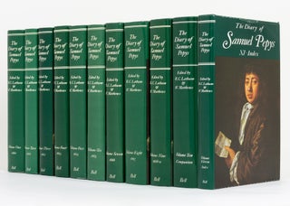 Item #131774 The Diary of Samuel Pepys. A New Complete Transcription edited by Robert Latham and...