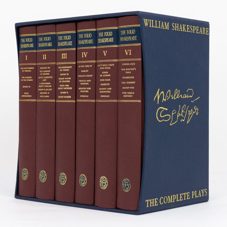 Item #131849 The Complete Plays [a six-volume boxed set]. William SHAKESPEARE.