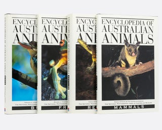 Item #131938 Encyclopedia of Australian Animals. [Four separate volumes: Birds; Frogs; Mammals;...