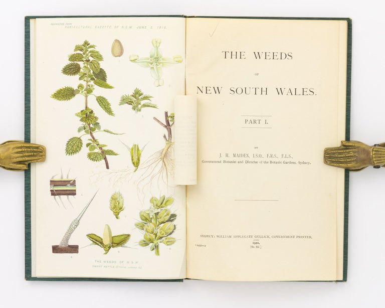 Item #131944 The Weeds of New South Wales. Part I [all published]. J. H. MAIDEN.