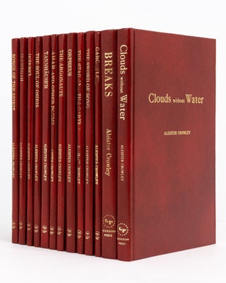 Item #132162 Thirteen volumes in the Gordon Press facsimile reprint series. Aleister CROWLEY