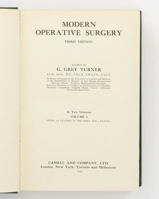 Modern Operative Surgery. Third Edition