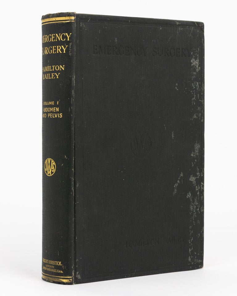 Item #132373 Emergency Surgery. Volume I: Abdomen and Pelvis. Hamilton BAILEY.
