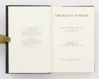 Emergency Surgery. Volume I: Abdomen and Pelvis